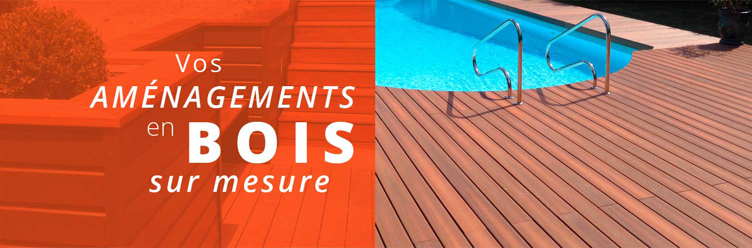 Rénovation plage piscine en bois composite Fiberon – Villette-d'Anthon (38)